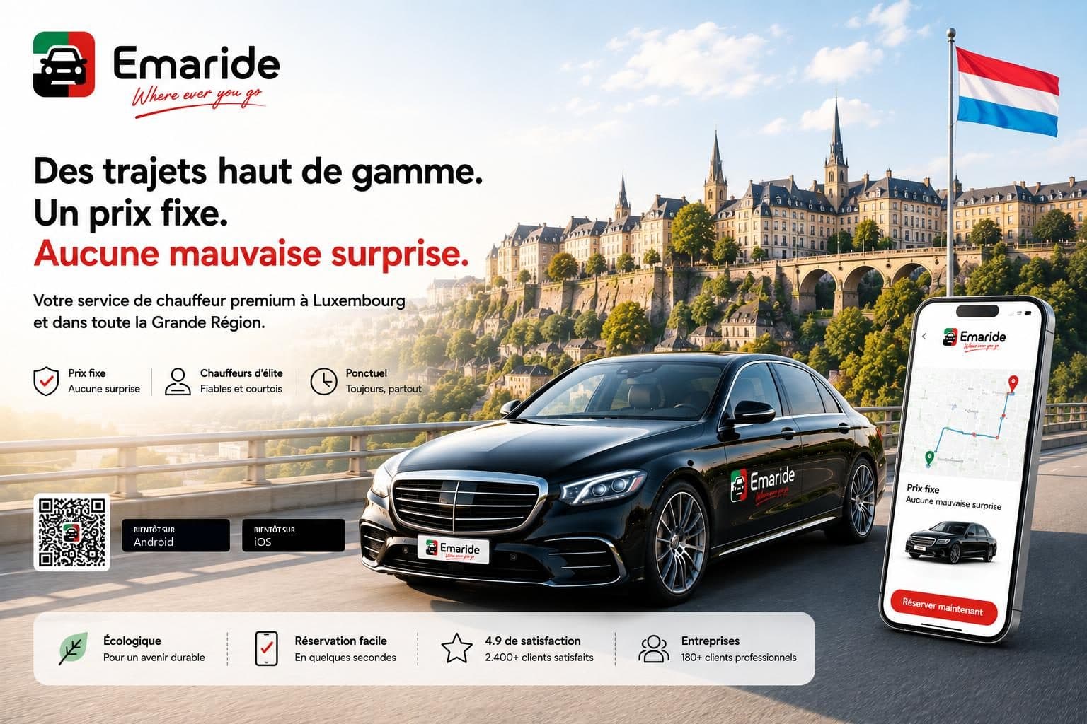 Emaride — Votre trajet. Votre choix. Votre route.