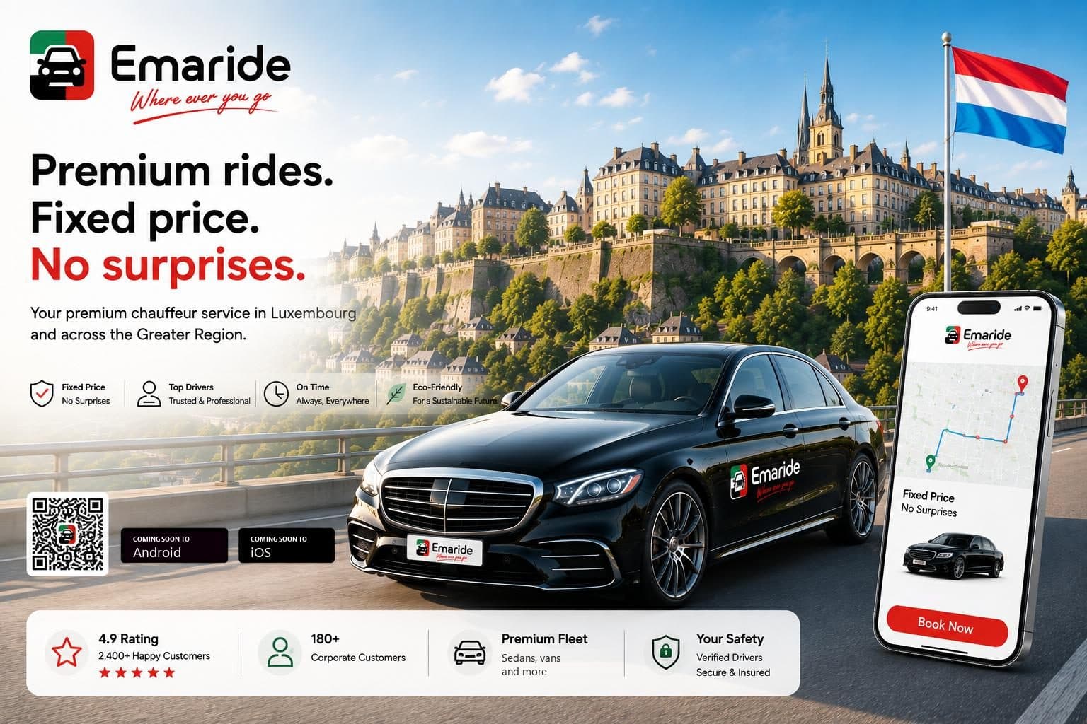 Emaride — Your ride. Your choice. Your way.